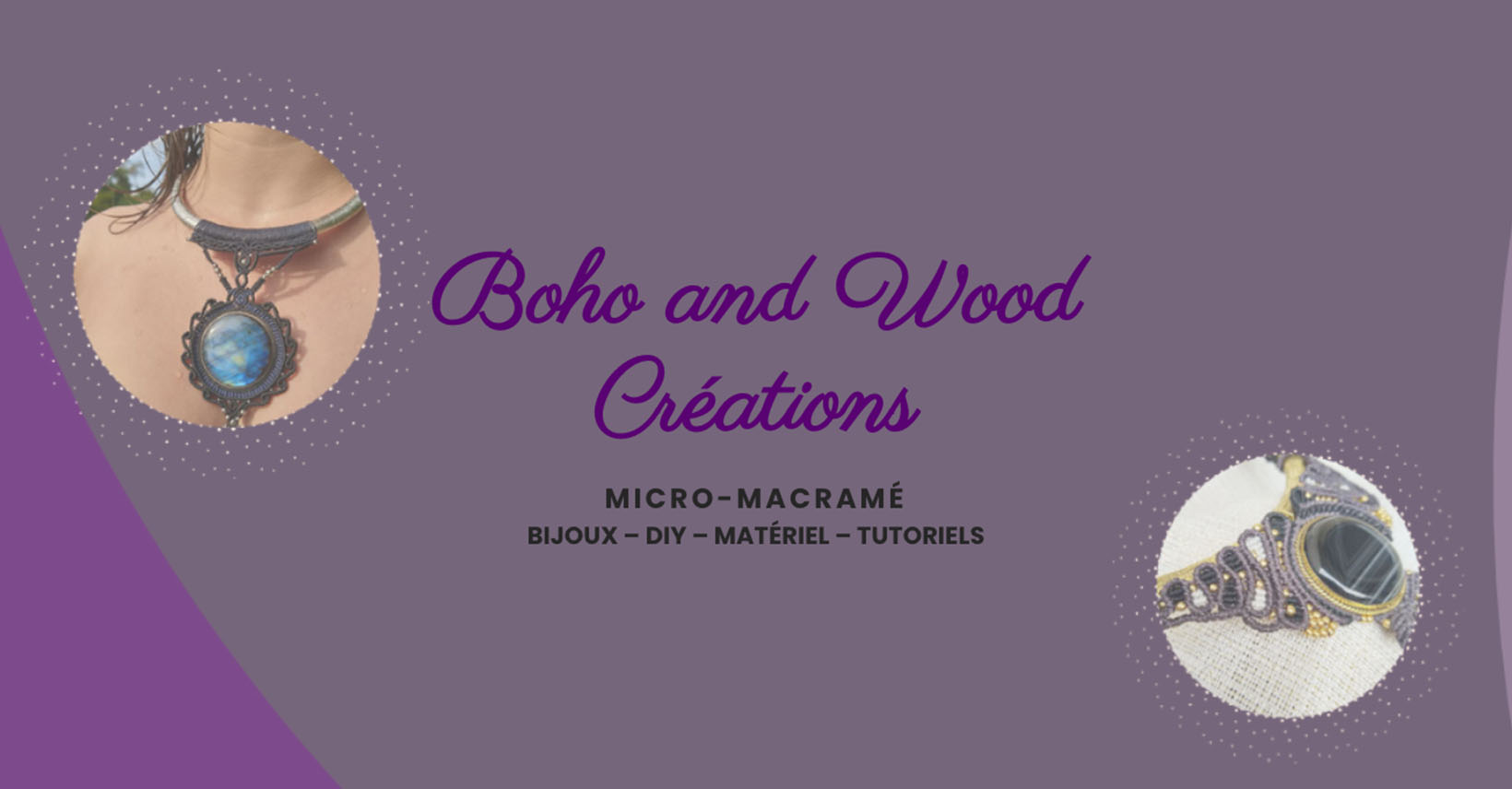 Connecteur envole pour création micro-macramé - Bijoux DIY micro-macramé -  Boho and Wood