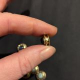 lot 10 pierres rainurées n°06 ronde 11mm