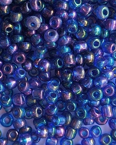 Perles de rocaille n°23 – Bleu pétrôle
