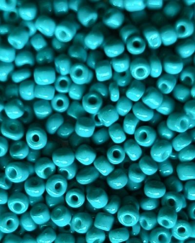 Perles de rocaille n°21 – Bleu turquoise