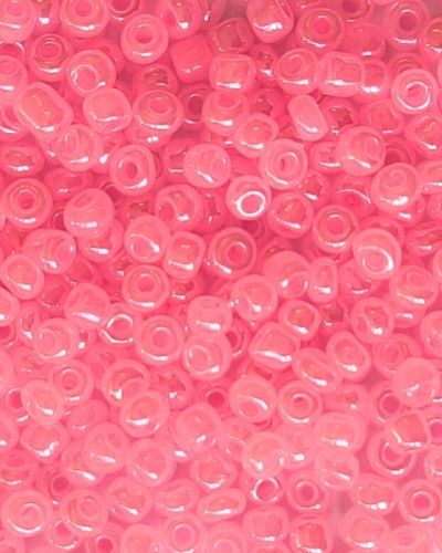 Perles de rocaille n°24 – Pink irisé