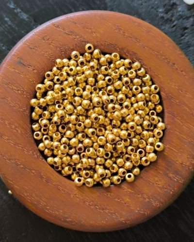 Perles laiton – 3 mm – DIY