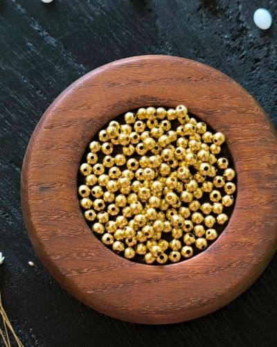 Perles laiton – 4mm – DIY