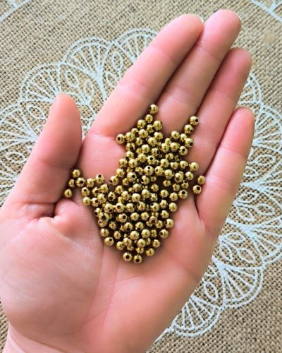 Perles laiton – 4mm – DIY