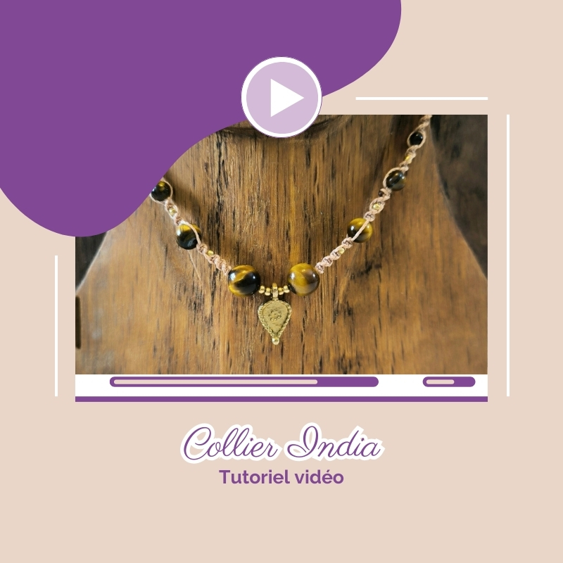 video tutoriel micro macrame collier india boho and wood macrame