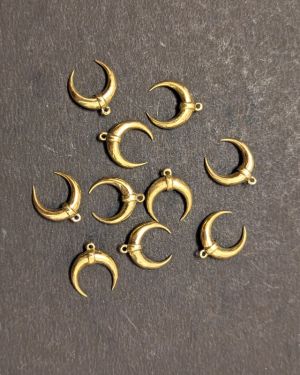 Lot pendentifs laiton n°15 X 10