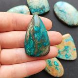 Lot de pierres – chrysocolle n°02 X 10