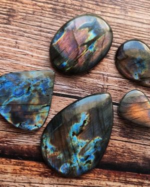 Lot de pierres – labradorites n°10 X 5