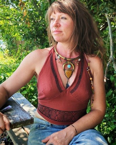 Collier Chandra – micro macramé