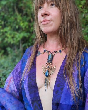 Collier Chandra – micro macramé