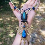 Collier Akasha – micro macramé