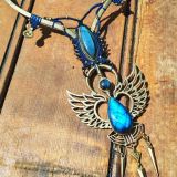 Collier Akasha – micro macramé