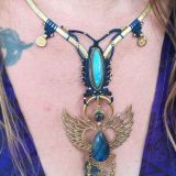Collier Akasha – micro macramé