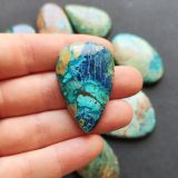 Lot de pierres – chrysocolle n°03 X 10