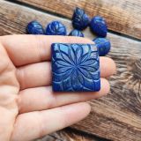 Lot de pierres gravées – lapis lazuli n°09 X 10