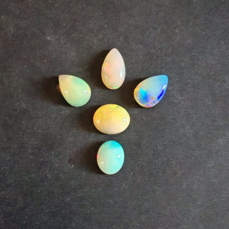 Lot de pierres – opale d’Éthiopie n°01 X 05