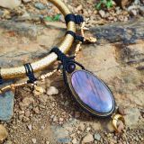Collier Baingani – micro macramé