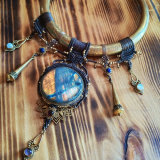 Collier Azaad – micro macramé