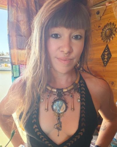 Collier Azaad – micro macramé